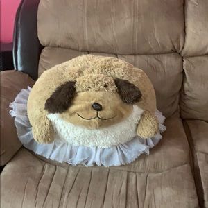 Puppy dog pillow w/ tutu ( chubby )